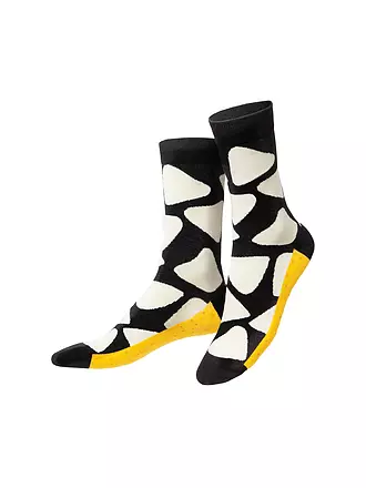 EAT MY SOCKS | Socken 36-45 CRUNCHY NACHOS schwarzweiss | 